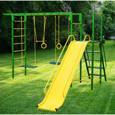 Уличный Спортивный Комплекс ''Олимпик 6.3'' с металл. горкой